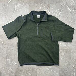 Vintage Nike ACG Pullover Mens XL Green Half Zip Fleece Sweater Outdoor Hiking